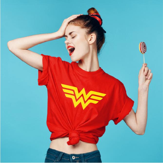 Camiseta T-shirt mujer MUJER MARAVILLA